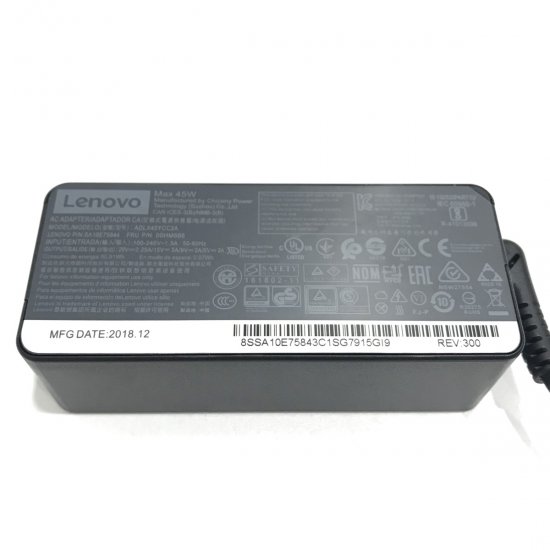 45W USB-C Lenovo thinkpad E490 20N8006QIV Oplader Origineel + Netsnoer - Klik op de afbeelding om het venster te sluiten