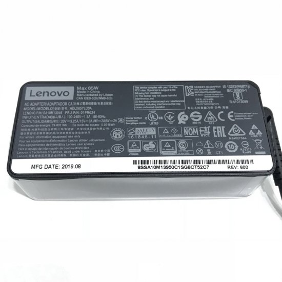 65W USB-C Lenovo Yoga Slim 7 Carbon 13ITL5 82EV003NAU Adapter Original - Klik op de afbeelding om het venster te sluiten